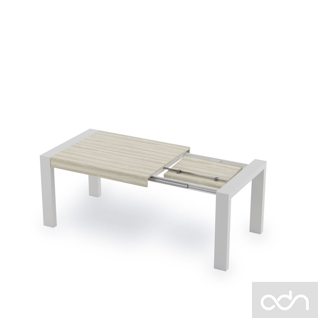 Mesa extensible comedor una o dos alas