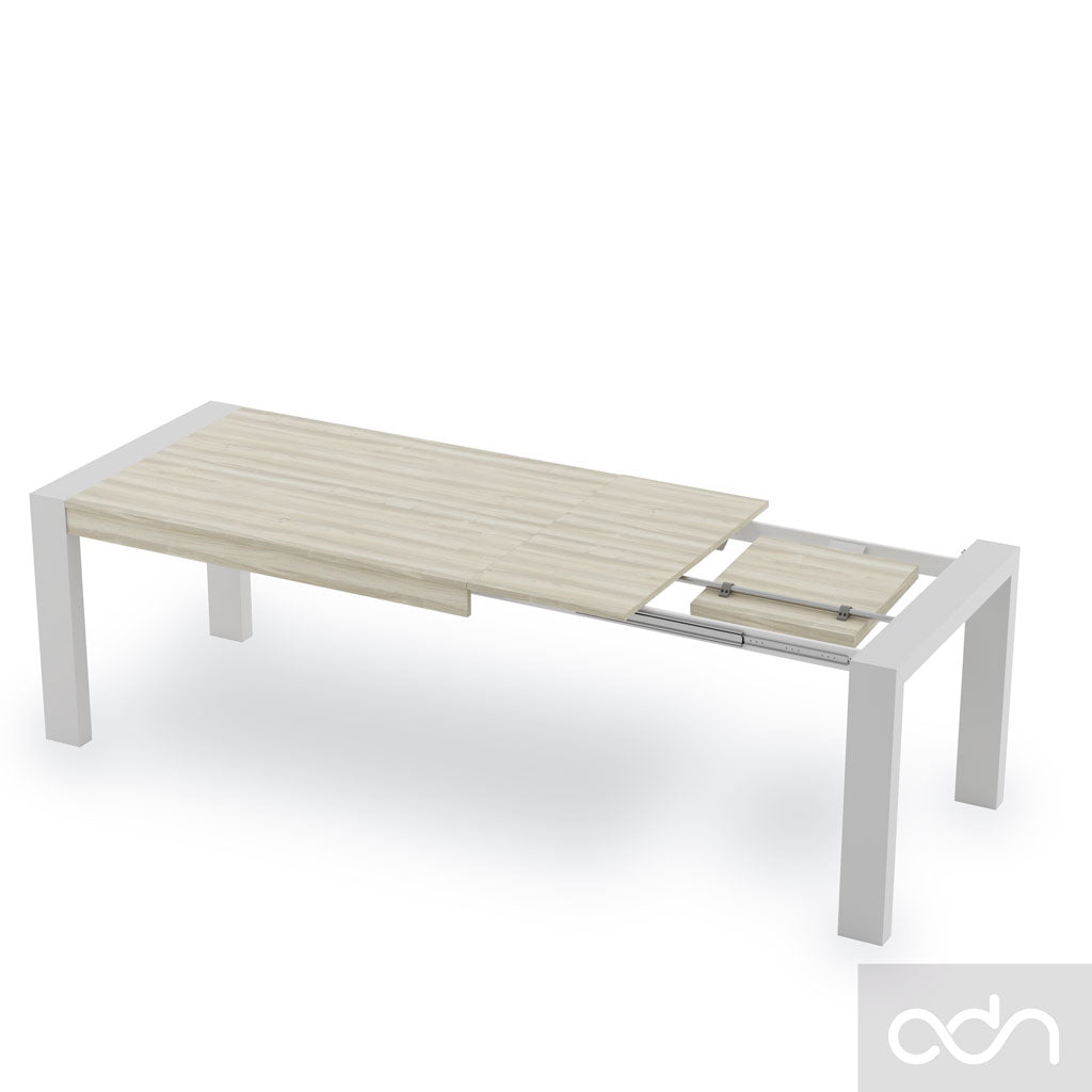 Mesa extensible comedor una o dos alas