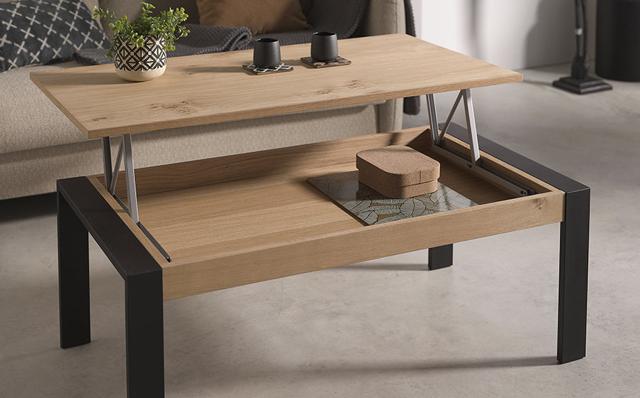 Mesa centro elevable