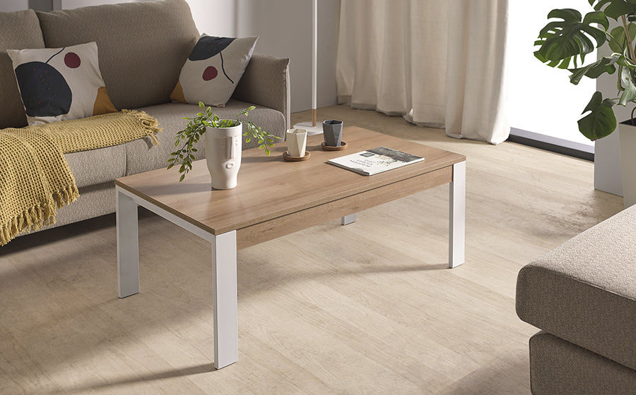 Mesa centro elevable