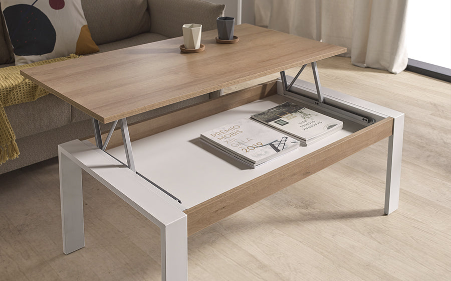 Mesa centro elevable